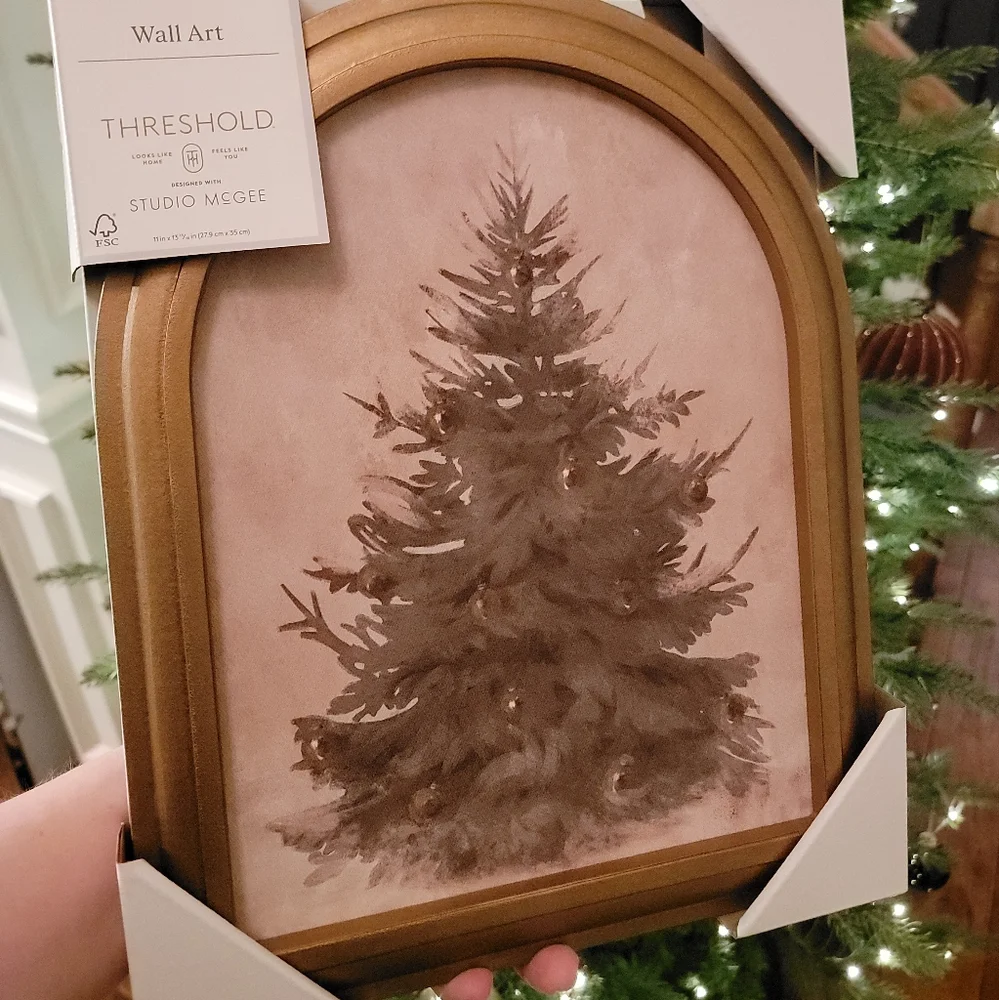 Studio Mcgee Target Christmas Tree Framed Photo Wall Art Threshold - Picture 2 of 10